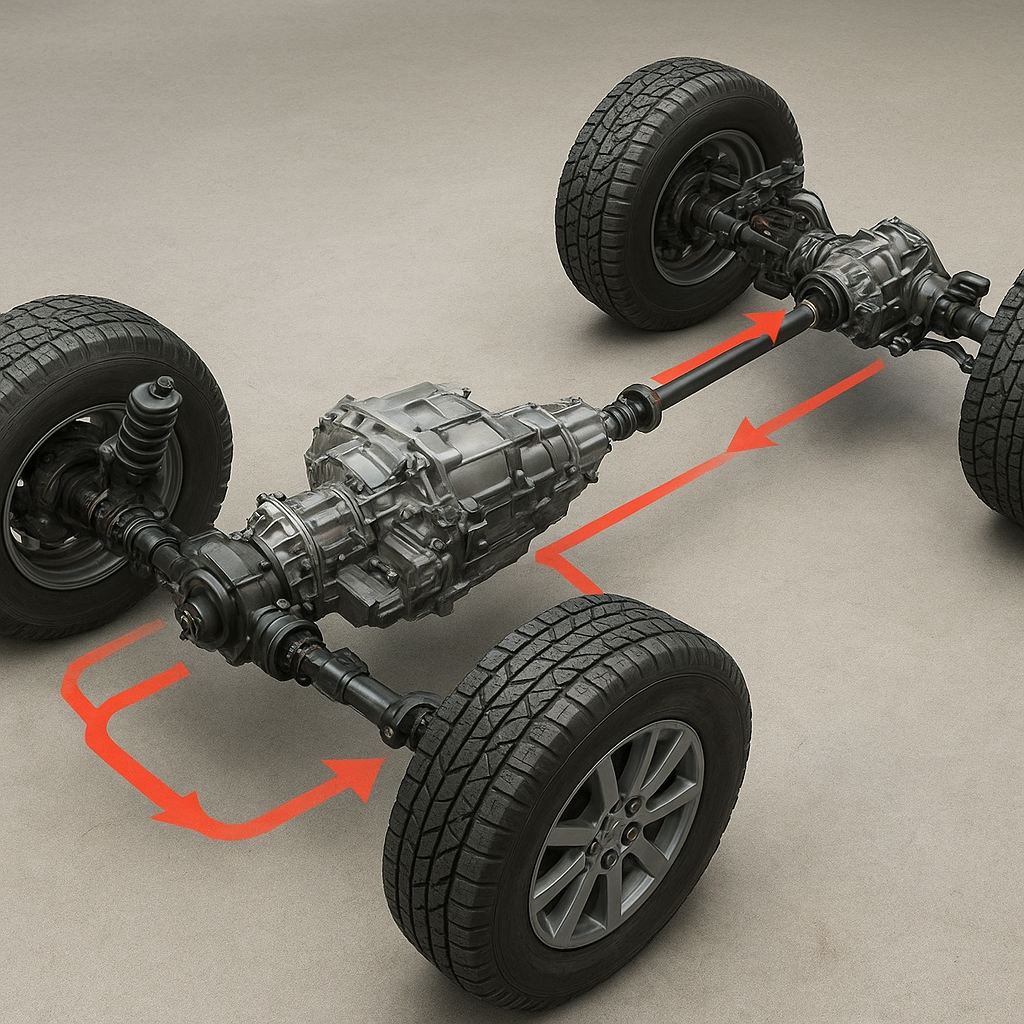 Jak działa napęd na cztery koła (4×4, AWD)