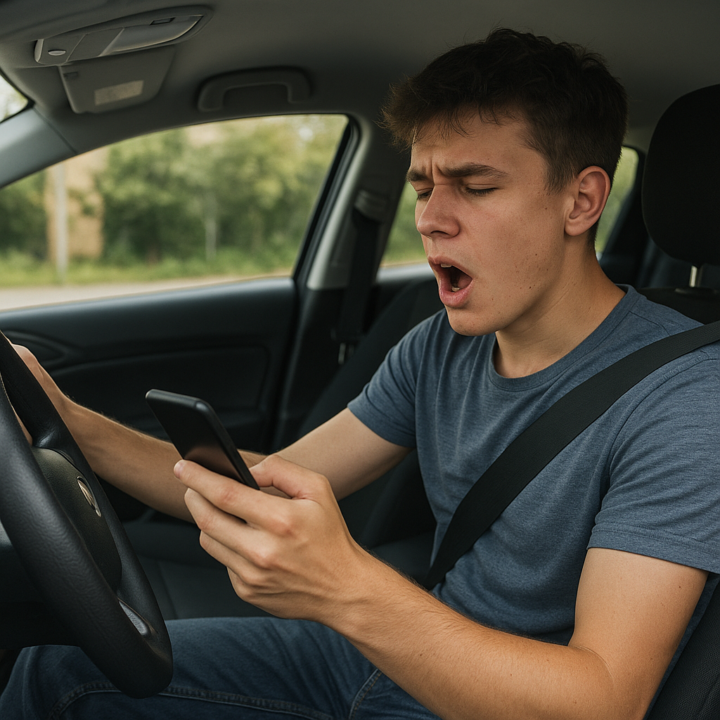 5 najczęstszych błędów popełnianych przez młodych kierowców