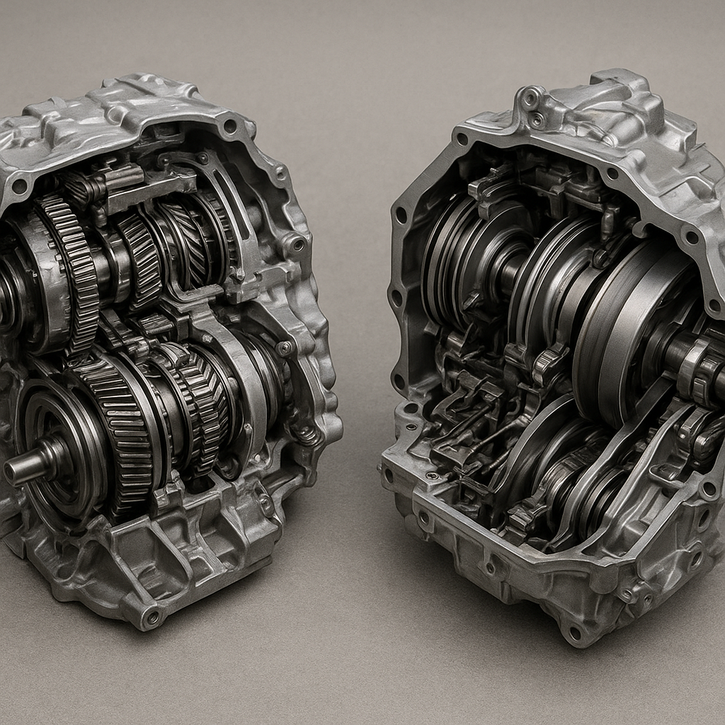 Jakie są różnice między skrzynią DSG a CVT