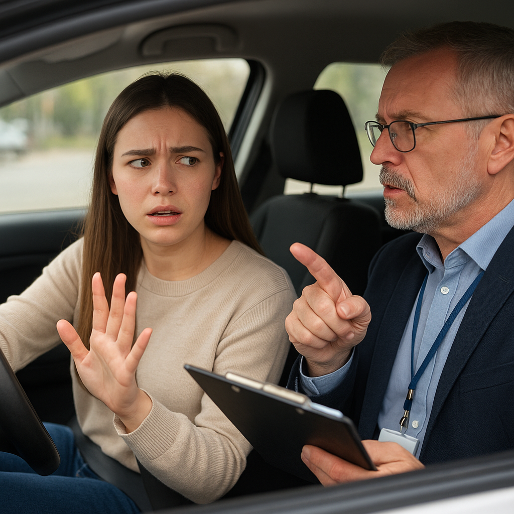 Jakie są najczęstsze błędy podczas egzaminu na prawo jazdy