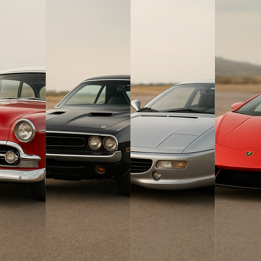 Jak zmieniły się auta marzeń na przestrzeni dekad